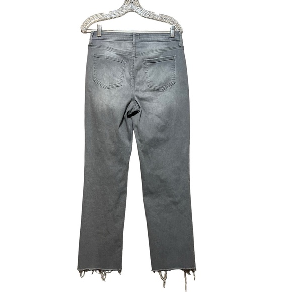 NYDJ Relaxed Straight Leg Lift x Tuck Jeans in Grey Size 4 - Picture 6 of 11